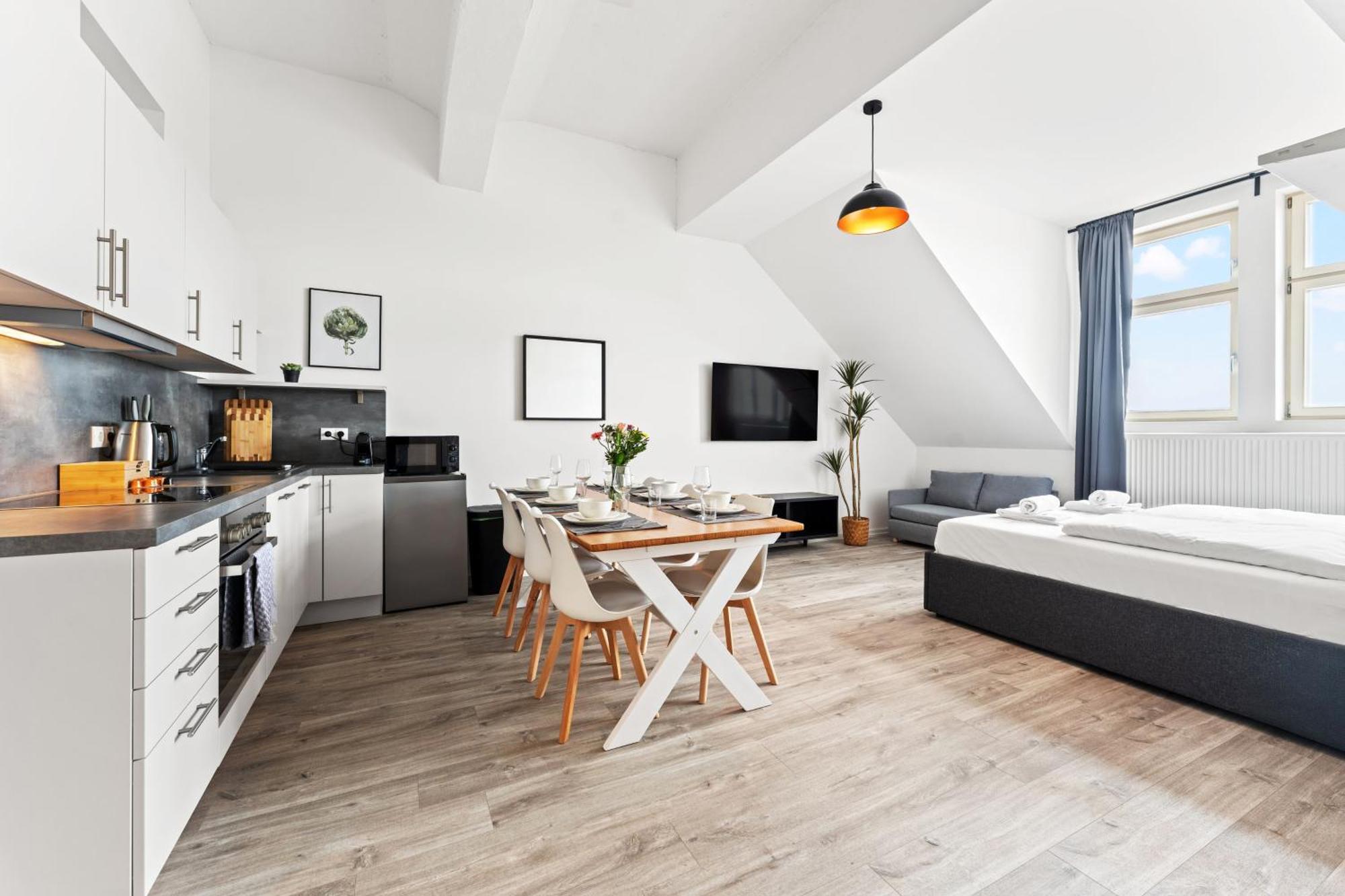 Mint Ueber Der Stadt Parken Kueche Wifi Apartamento