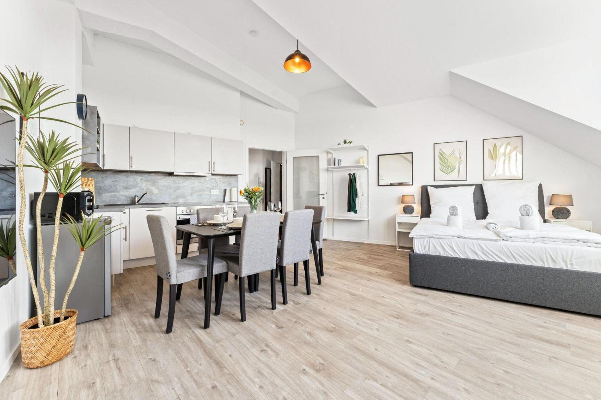 Mint Ueber Der Stadt Parken Kueche Wifi Apartment Berlin